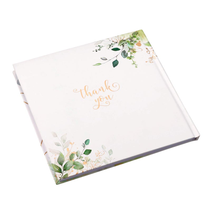 Lillian Rose Botanical and Geometric Guest Book with Gold Accents - Image 2